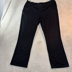 Under Armour  Pants Mens XLarge Black Cold Gear Fleece Loose Fit Sweatpants